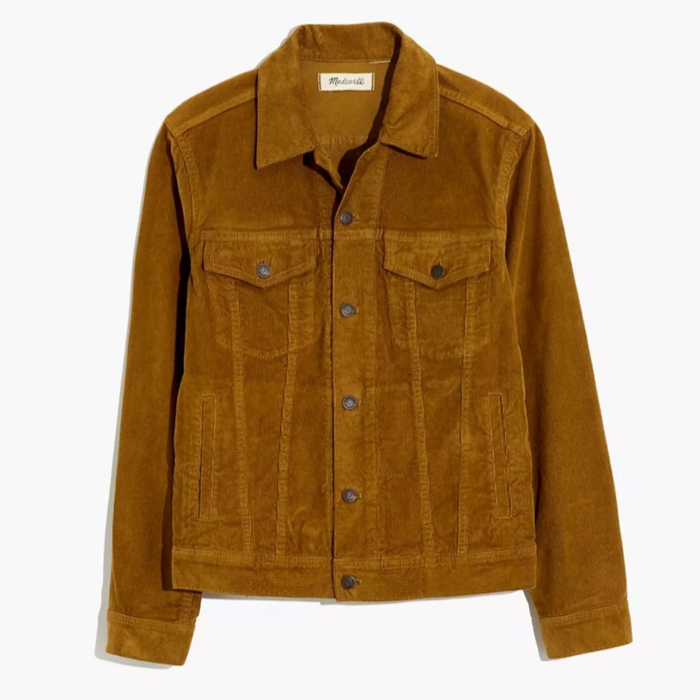Madewell NWT Men’s L Tan/Brown Corduroy Jacket
